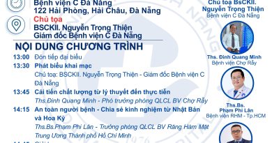 THÔNG BÁO HỘI THẢO KHOA HỌC: HÀNH TRÌNH CẢI TIẾN CHẤT LƯỢNG TẠI BỆNH VIỆN C ĐÀ NẴNG TỪ NHẬN THỨC ĐẾN KẾT QUẢ